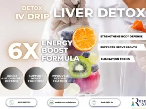 Liver Detox IV Drip therapy session Malaysia ReserveDaily