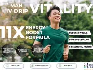 Men's Vitality IV Drip therapy session Malaysia ReserveDaily