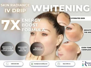 Skin Whitening Radiance IV Drip therapy session Malaysia ReserveDaily