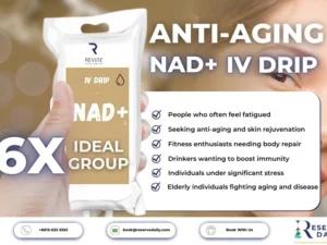 NAD+ Anti-Aging IV Drip therapy session Malaysia ReserveDaily