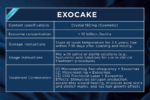 ExoCake information