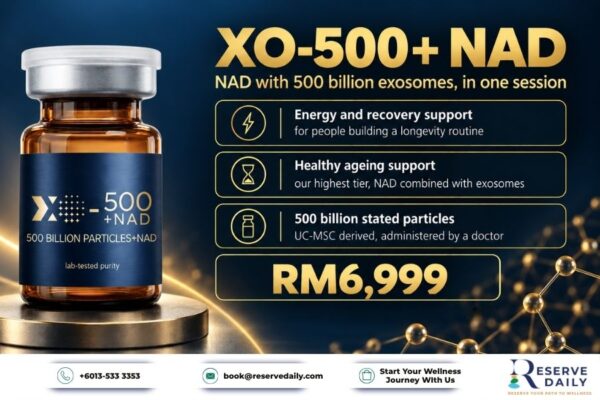 Exosome and NAD Therapy XO-500B (XOVIVE XO-500+)