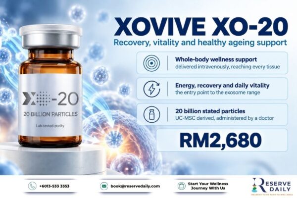 XOVIVE XO-20 Regenerative Wellness Exosome Concentrate (20B)