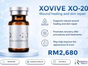 XOVIVE exosome skin booster Malaysia 20B concentrate vials