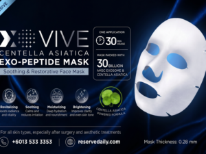 XOvive Centella Asiatica Exo-Peptide Mask with exosomes for post-laser recovery and skin rejuvenation Malaysia