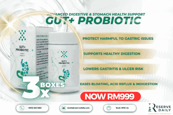 Gut+ Probiotic 3boxes