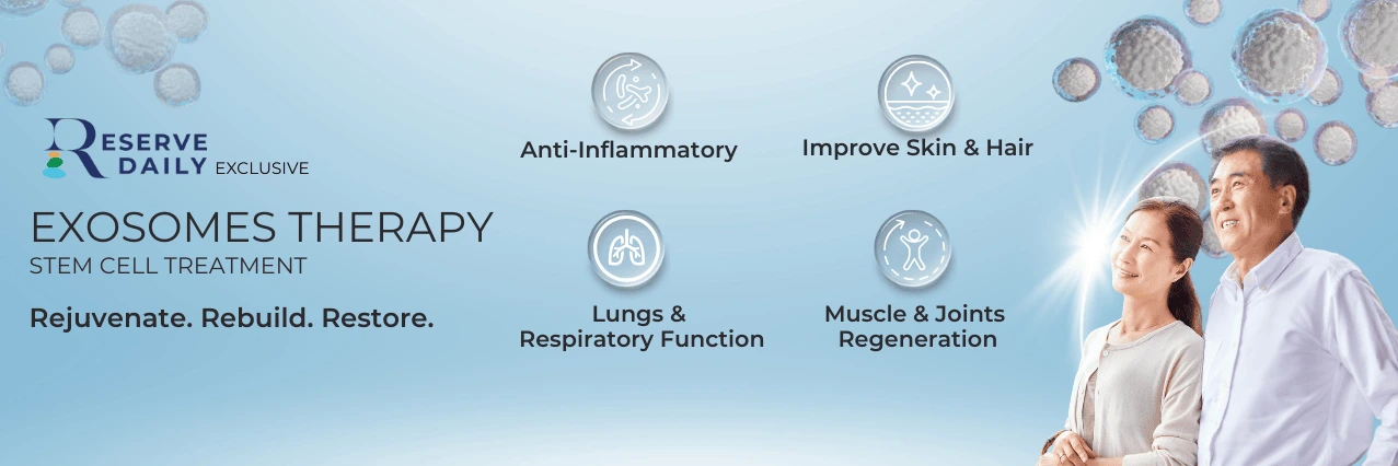 Banner for Exosome Therapy