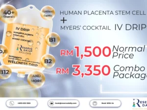 Human placenta stem cell & myers cocktail iv drip