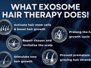 WHAT EXOSOME HAIR THERAPY DOES!