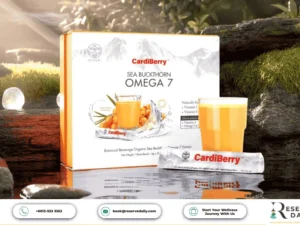 CardiBerry sea buckthorn Omega 7 supplement for heart health, anti-inflammation and skin hydration Malaysia