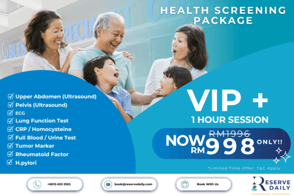 VIP Health Screening Package plus