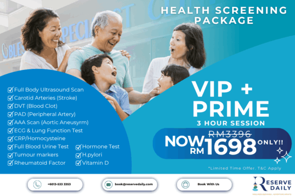 VIP Health Screening Package prime