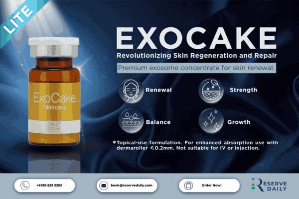 ExoCake lite Premium exosome concentrate for skin renewal.