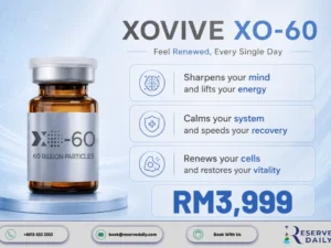 XOvive 60B exosome treatment treatment Malaysia ReserveDaily