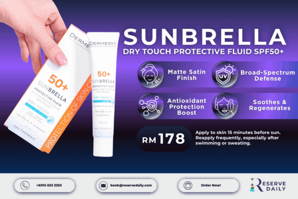 SUNBRELLA Dry Touch Protective Fluid SPF 50+ PPD 30