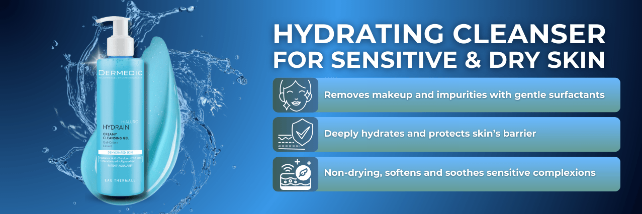 HYDRAIN3 Creamy Cleansing Gel banner