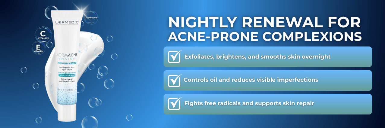 NORMACNE Anti- Imperfections Night Cream banner