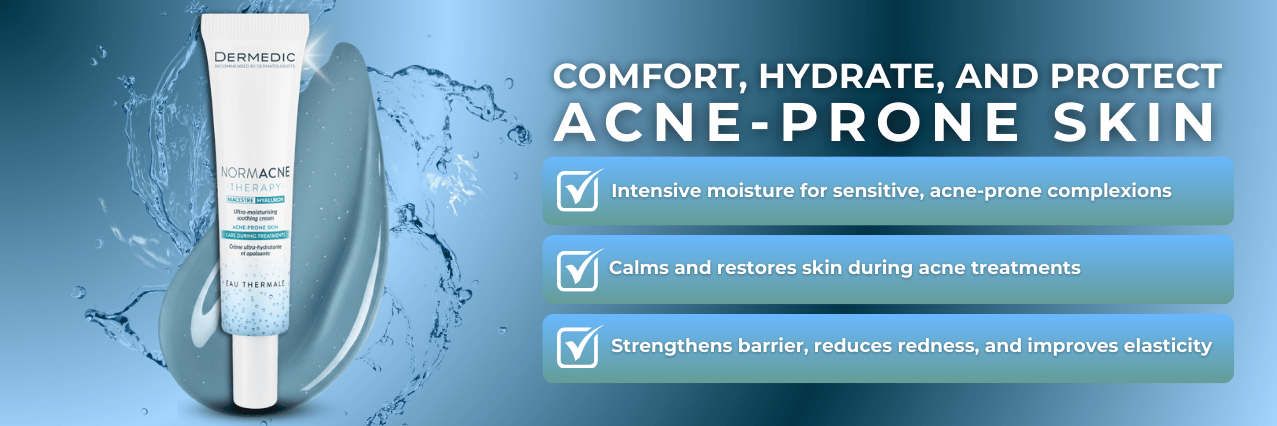 NORMACNE Ultra-Moisturising Soothing Cream banner
