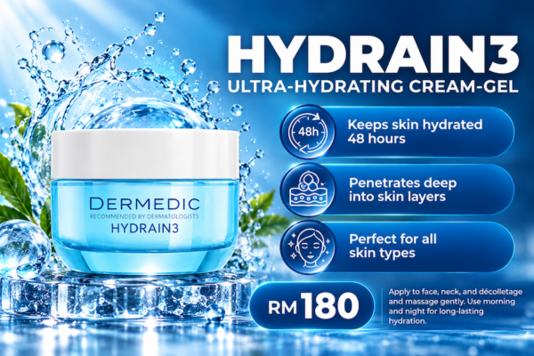 Gentle Hydrating Cleanser 200ml (DERMEDIC HYDRAIN Creamy Cleansing Gel)