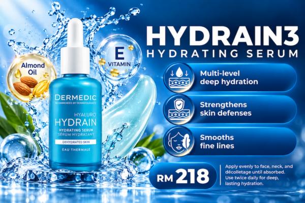 Hyaluronic Hydration Serum 30ml (DERMEDIC HYDRAIN Deep Hydration Serum)