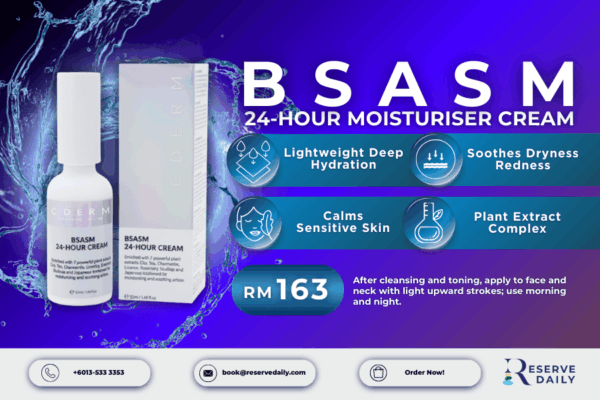 CDERM BSASM 24‑Hour Moisturiser Cream