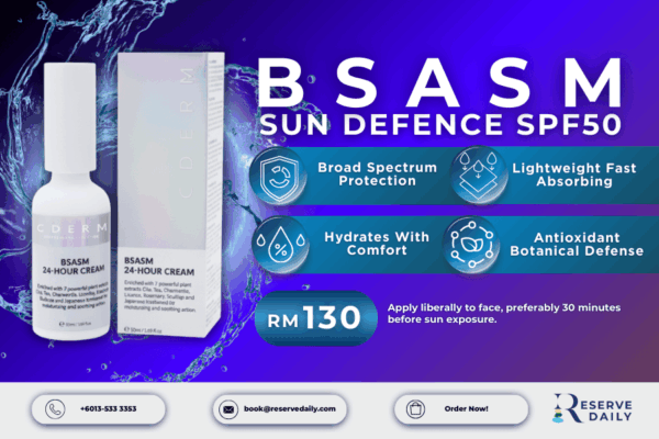 CDERM BSASM Sun Defence SPF50