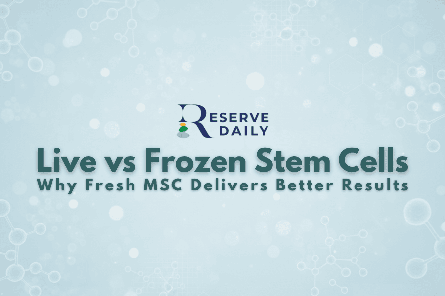 Live vs Frozen Stem Cells