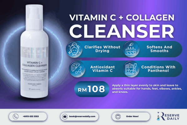 CDERM Vitamin C + Collagen Cleanser (200ml)