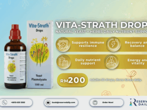Vita-Strath Drops Natural Yeast + Herbs Daily Nutrient Support