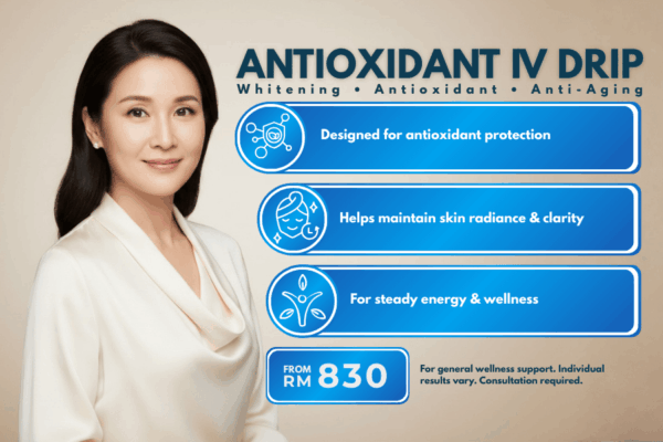 Whitening Antioxidant & Anti‑Aging IV Drip