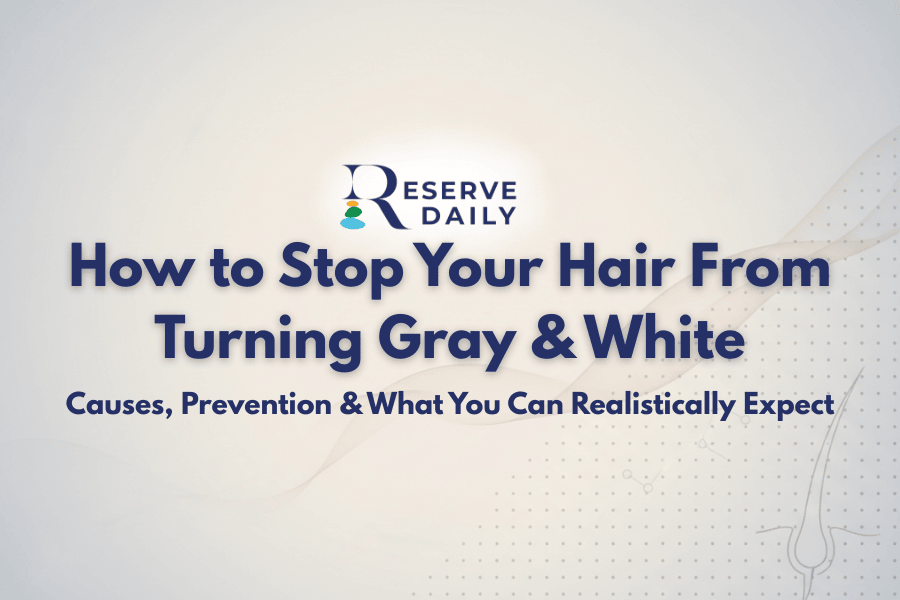 How to stop hair from turning gray and white