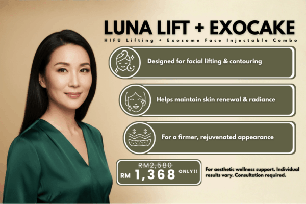 Luna Lift + ExoCake Combo (HIFU + Exosome Face Injectable)