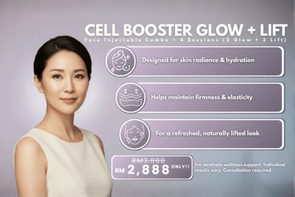 Cell Booster Glow + Lift Combo (Face Injectable)