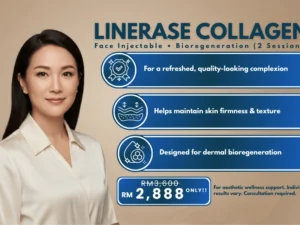 Linerase collagen face injectable bioregeneration, 2 sessions