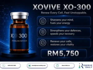 XO-300 300B exosome treatment vial Malaysia from ReserveDaily