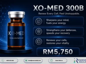 XO-MED 300B exosome treatment vial Malaysia from ReserveDaily