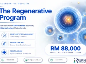 Stem cell therapy Malaysia UC-MSC and 500 billion exosome regenerative program cellular visual