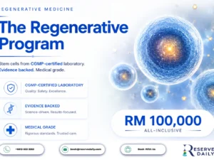 Stem cell therapy Malaysia UC-MSC and 500 billion exosome regenerative program cellular visual