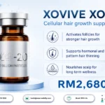 XOVIVE XO-20 exosome hair treatment Malaysia 20B scalp concentrate vials