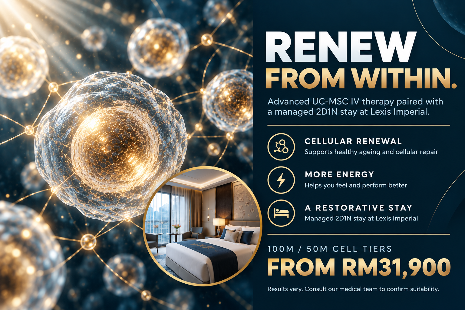 stem-cell-iv-therapy-luxury-stay-reservedaily Stem cell IV therapy with managed 2D1N hotel stay at ReserveDaily Malaysia