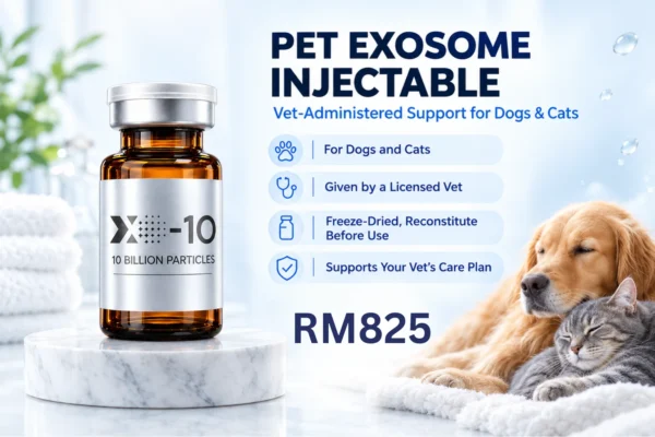 Pet Exosome Injectable for Dogs and Cats 10B (XOVIVE)