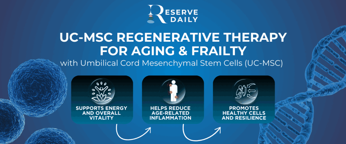 UC-MSC Regenerative Therapy for Aging & Frailty UC-MSC Regenerative Therapy for Aging & Frailty